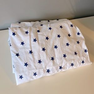 Pottery barn star crib sheet